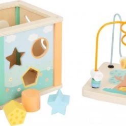 Small Foot Company Small Foot - Motor Activity Cube Pastel -Duurzamer-speelgoed Winkel 550x320 8