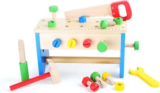 Small Foot Company Small Foot Gereedschapskist En Werkbank 30-delig 2 Small Foot Company Small Foot Gereedschapskist En Werkbank 30-delig - Afbeelding 2