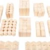 Small Foot Company Small Foot - Natural Wooden Building Blocks, Pack Of 200 In Bag