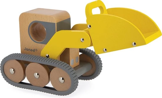 Janod Bolid - Kiepwagen En Bulldozer 8 Janod Bolid - Kiepwagen En Bulldozer - Afbeelding 8