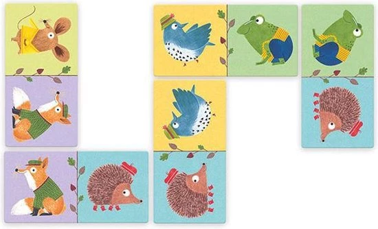 Djeco Domino Dieren +3jr 2 Djeco Domino Dieren +3jr - Afbeelding 2