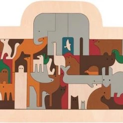 Hape- Houten Puzzel- Legpuzzel- Ark Van Noach