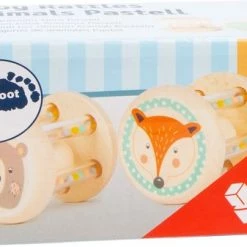 Small Foot Company Small Foot - Baby Rattles Animals Pastel -Duurzamer-speelgoed Winkel 550x337 5