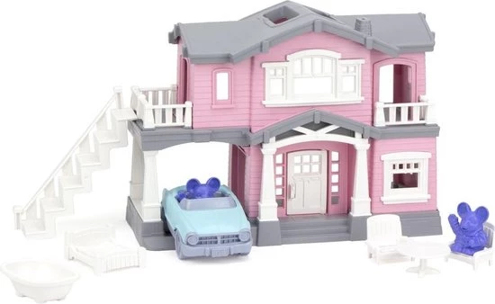 Green Toys - Huis Speelset Roze 1 Green Toys - Huis Speelset Roze
