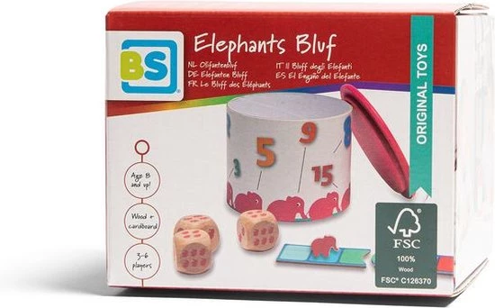 BS Olifantenbluf - Hout - FSC - Dobbelspel - 3 Tot 6 Spelers 1 BS Olifantenbluf - Hout - FSC - Dobbelspel - 3 Tot 6 Spelers