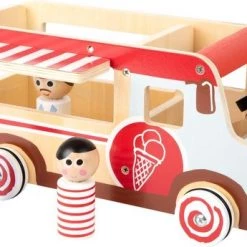Small Foot Company Small Foot Ijscowagen Xl Hout Jongens 30 Cm Wit/rood 4-delig -Duurzamer-speelgoed Winkel 550x345 8
