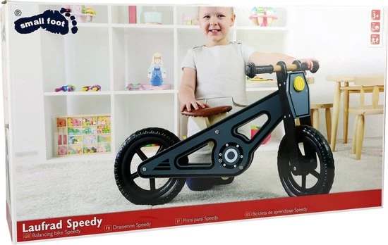 Small Foot Company Small Foot Loopfiets Speedy - Loopfiets - Jongens En Meisjes - Grijs - 12 Inch 3 Small Foot Company Small Foot Loopfiets Speedy - Loopfiets - Jongens En Meisjes - Grijs - 12 Inch - Afbeelding 3