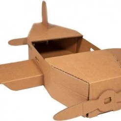 Kartonnen Speelgoed Vliegtuig - Sinterklaas Cadeau - Hobbykarton - KarTent
