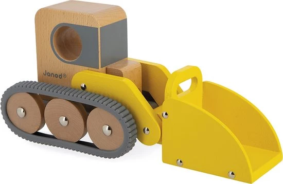 Janod Bolid - Kiepwagen En Bulldozer 2 Janod Bolid - Kiepwagen En Bulldozer - Afbeelding 2