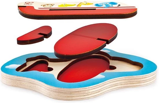 Hape Speelgoed - 3D-Vliegtuig Puzzel 5 Hape Speelgoed - 3D-Vliegtuig Puzzel - Afbeelding 5