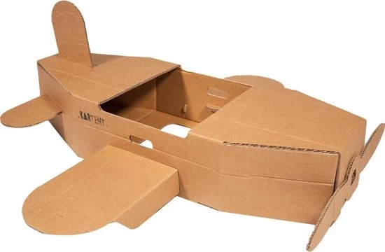 Kartonnen Speelgoed Vliegtuig - Sinterklaas Cadeau - Hobbykarton - KarTent 13 Kartonnen Speelgoed Vliegtuig - Sinterklaas Cadeau - Hobbykarton - KarTent - Afbeelding 13