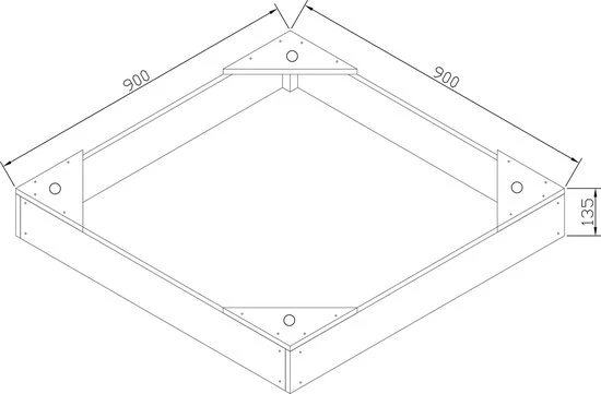 Sunny Daisy Houten Zandbak In Groen - Incl. Beschermhoes - FSC Hout - Zandbak Voor Kinderen Met Zitbankjes - 90x90x13,5cm 3 Sunny Daisy Houten Zandbak In Groen - Incl. Beschermhoes - FSC Hout - Zandbak Voor Kinderen Met Zitbankjes - 90x90x13,5cm - Afbeelding 3
