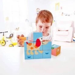 Hape Blokkenpuzzel Pepe & Friends - 9 Blokken 6 Hape Blokkenpuzzel Pepe & Friends - 9 Blokken -Duurzamer-speelgoed Winkel 550x363 1