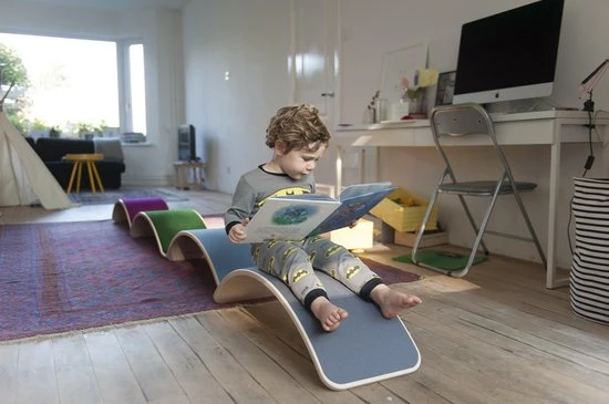 Wobbel - Original - Blank Gelakt Met Vilt - Mosterd (geel) 4 Wobbel - Original - Blank Gelakt Met Vilt - Mosterd (geel) - Afbeelding 4