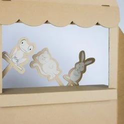 Kartonnen Poppenkast Inclusief Speeldieren - Sinterklaas Cadeau - Hobbykarton - KarTent -Duurzamer-speelgoed Winkel 550x366 114