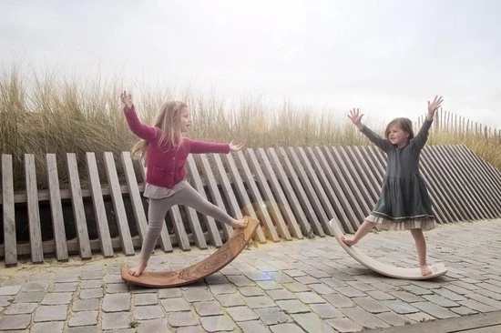 Wobbel - Original - Blank Gelakt Met Vilt - Mosterd (geel) 9 Wobbel - Original - Blank Gelakt Met Vilt - Mosterd (geel) - Afbeelding 9