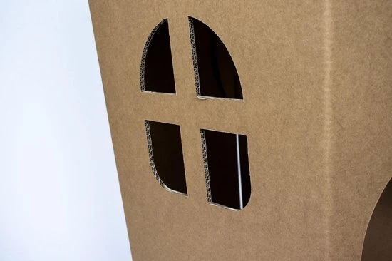 Kartonnen Speel Kasteel - Speelhuisje - Sinterklaas Cadeau - Hobbykarton - KarTent 5 Kartonnen Speel Kasteel - Speelhuisje - Sinterklaas Cadeau - Hobbykarton - KarTent - Afbeelding 5