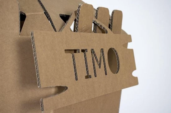 Kartonnen Speel Kasteel - Speelhuisje - Sinterklaas Cadeau - Hobbykarton - KarTent 9 Kartonnen Speel Kasteel - Speelhuisje - Sinterklaas Cadeau - Hobbykarton - KarTent - Afbeelding 9