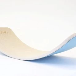 Wobbel Original Lucht (blauw) - Linnen / Whitewash Houten Balance Board Van 90 Cm Met Blauw Wolvilt -Duurzamer-speelgoed Winkel 550x367 14