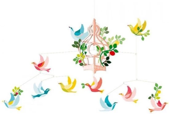 Djeco - Mobiel Vogelkooi 1 Djeco - Mobiel Vogelkooi