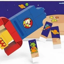 Studio 100 Bumba Biobuddi Bouwblokken In De Ruimte 28-delig