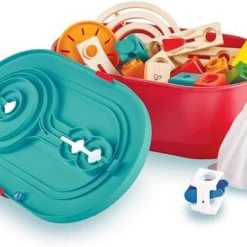 Hape Toys Quadrilla Stack Track Bucket Set -Duurzamer-speelgoed Winkel 550x374 17