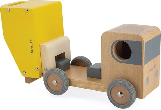 Janod Bolid - Kiepwagen En Bulldozer 4 Janod Bolid - Kiepwagen En Bulldozer - Afbeelding 4