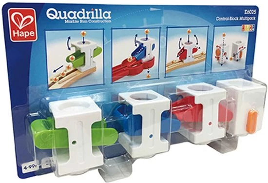 Hape Quadrilla Besturingsblokken 4 Stuks 4 Hape Quadrilla Besturingsblokken 4 Stuks - Afbeelding 4