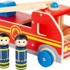 Small Foot Company Small Foot Brandweerwagen Xl Hout Jongens 30 Cm Rood 3-delig