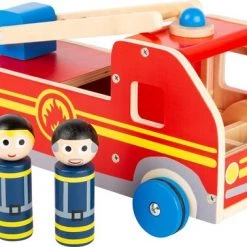 Small Foot Company Small Foot Brandweerwagen Xl Hout Jongens 30 Cm Rood 3-delig