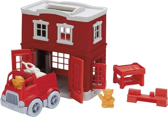 Green Toys Inc Brandweer Kazerne - Green Toys 13 Green Toys Inc Brandweer Kazerne - Green Toys - Afbeelding 13