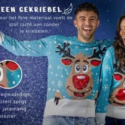 JAP Christmas JAP Foute Kersttrui - Rudolf Het Rendier - Kerstcadeau - Voor Kinderen - Kerst - 5/6 Jaar - Licht Blauw 13 JAP Christmas JAP Foute Kersttrui - Rudolf Het Rendier - Kerstcadeau - Voor Kinderen - Kerst - 5/6 Jaar - Licht Blauw -Duurzamer-speelgoed Winkel 550x385 8