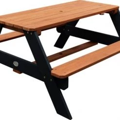 AXI Nick Picknicktafel Antraciet/bruin - Parasol Blauw/wit -Duurzamer-speelgoed Winkel 550x386 4