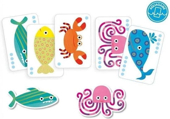 Djeco Badspel Kaarten| Badspeelgoed 2 Djeco Badspel Kaarten| Badspeelgoed - Afbeelding 2