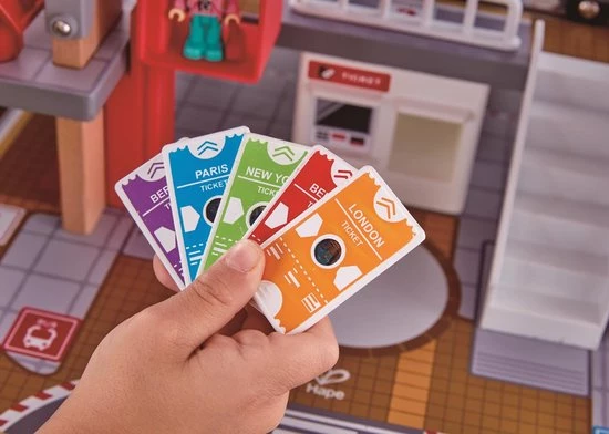 Hape - Grand City Station - Houten Treinset 6 Hape - Grand City Station - Houten Treinset - Afbeelding 6