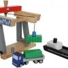 Small Foot Company Small Foot - Container Terminal Haven Speelset- Hout Speelgoed - Duurzaam