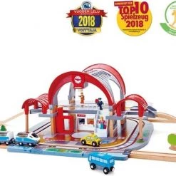 Hape - Grand City Station - Houten Treinset 28 Hape - Grand City Station - Houten Treinset -Duurzamer-speelgoed Winkel 550x395 1