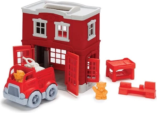 Green Toys Inc Brandweer Kazerne - Green Toys 1 Green Toys Inc Brandweer Kazerne - Green Toys