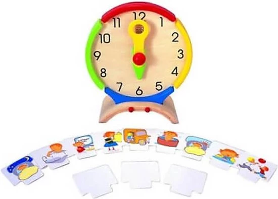 Plantoys Plan Toys Activiteiten Klok Multi Colour 3 Plantoys Plan Toys Activiteiten Klok Multi Colour - Afbeelding 3
