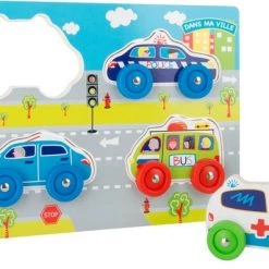 Small Foot Company 3D Puzzel Auto's - Houten Speelgoed Auto