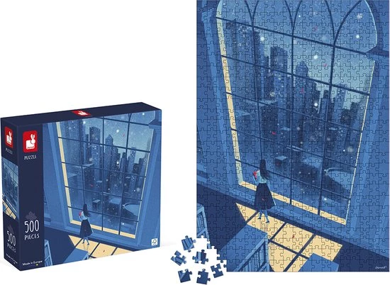 Janod Kidult Puzzel - De Blauwe Nacht 2 Janod Kidult Puzzel - De Blauwe Nacht - Afbeelding 2