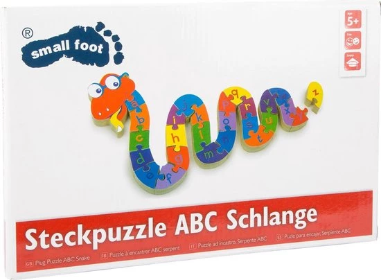 Small Foot Company Small Foot - ABC Puzzle Snake 3 Small Foot Company Small Foot - ABC Puzzle Snake - Afbeelding 3