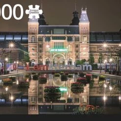 Jumbo Premium Collection Puzzel Amsterdam Rijksmuseum By Night - Legpuzzel - 1000 Stukjes -Duurzamer-speelgoed Winkel 550x405