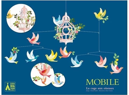 Djeco - Mobiel Vogelkooi 3 Djeco - Mobiel Vogelkooi - Afbeelding 3