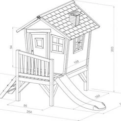 AXI Robin Speelhuis In Bruin/Wit - Met Verdieping En Paarse Glijbaan - Speelhuisje Voor De Tuin / Buiten - FSC Hout - Speeltoestel Voor Kinderen 41 AXI Robin Speelhuis In Bruin/Wit - Met Verdieping En Paarse Glijbaan - Speelhuisje Voor De Tuin / Buiten - FSC Hout - Speeltoestel Voor Kinderen -Duurzamer-speelgoed Winkel 550x406 6