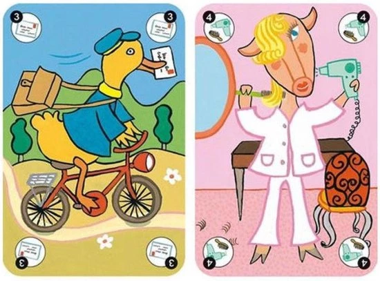 Djeco - Djeco Kwartet Kaartspel Happy Family 4 Djeco - Djeco Kwartet Kaartspel Happy Family - Afbeelding 4