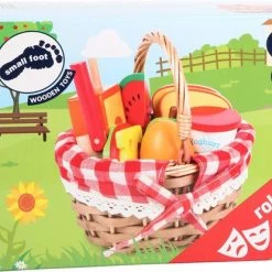 Small Foot Company Small Foot - Picnic Basket With Cuttable Fruits -Duurzamer-speelgoed Winkel 550x415 11
