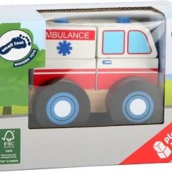 Small Foot Company Houten Ambulance Bouwvoertuig - Small Foot -Duurzamer-speelgoed Winkel 550x423 2