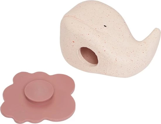 HEVEA Squeeze ?n Splash Badspeeltje - Walvis - Roze 3 HEVEA Squeeze ?n Splash Badspeeltje - Walvis - Roze - Afbeelding 3