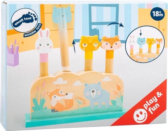 Small Foot Company Vorm Insteek Spel In Pastel Kleuren 5 Small Foot Company Vorm Insteek Spel In Pastel Kleuren - Afbeelding 5